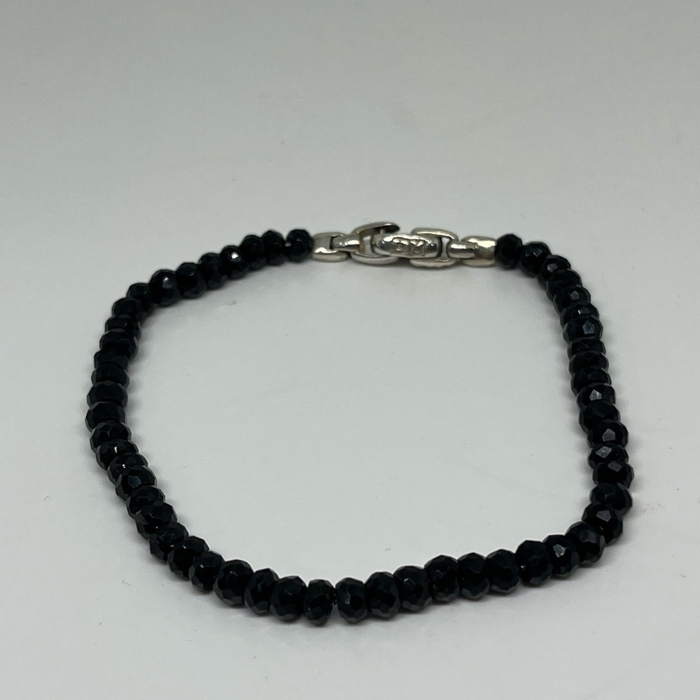 David Yurman Black fluorescent Beaded Bracelet - Picture 3 of 5